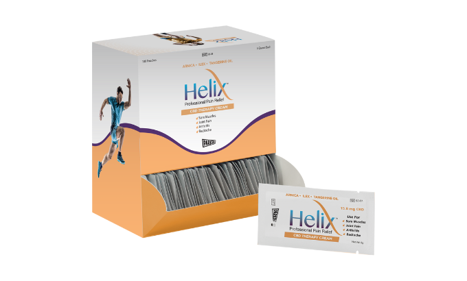 Helix CBD Therapy Cream - Available at ERI in 5g sample packets