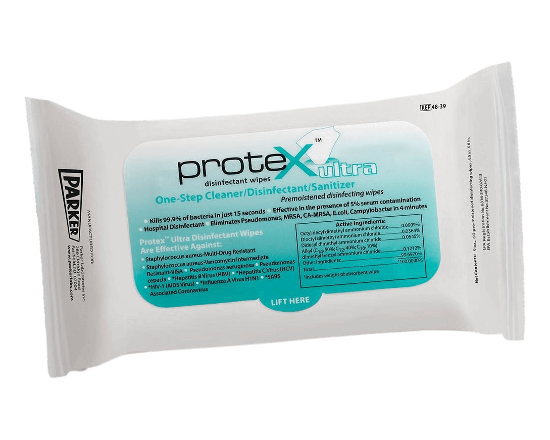 Parker Protex Disinfectant Wipes Softpack