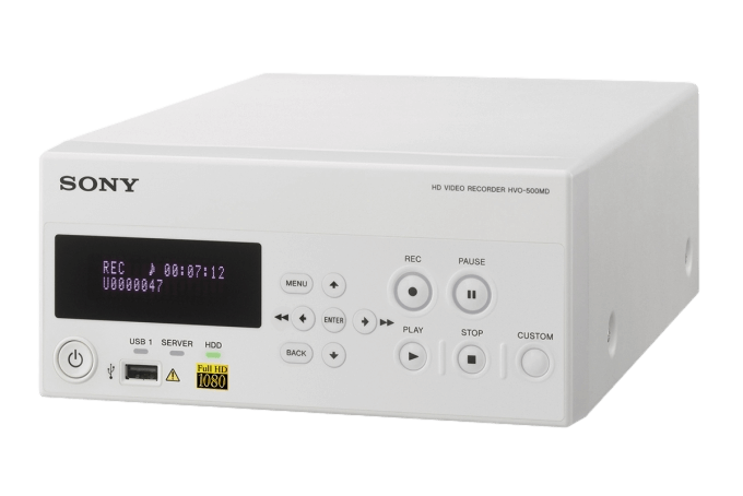 The Sony HVO-500MD/FHD Full HD Medical Recorder is designed for use in a wide range of clinical environments, including hospital radiology and operating rooms, surgical centers and doctors’ offices