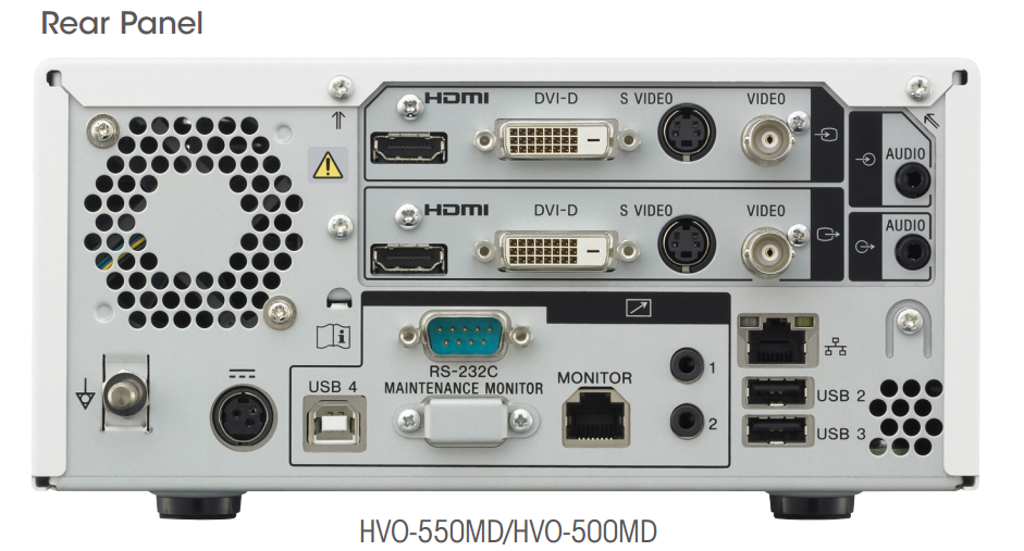 Save time with simultaneous HD video recording to internal and external media or network sharing with the Sony HVO-550MD HD Medical Video Recorder
