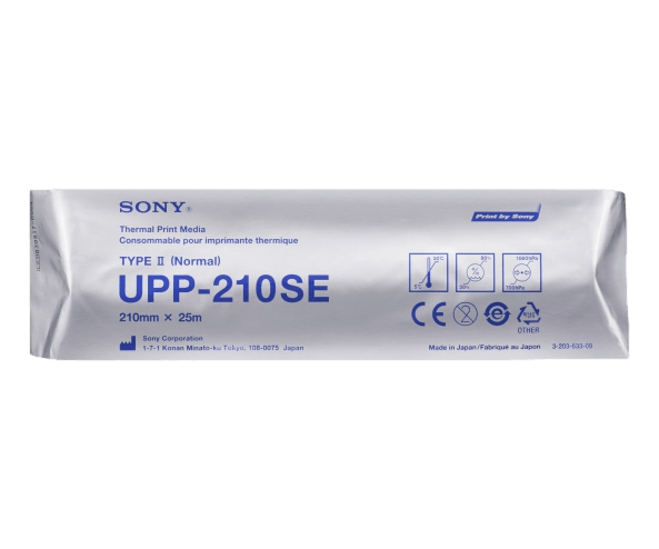 Sony UPP-210SE standard black and white thermal paper compatible with Sony printers - Type II