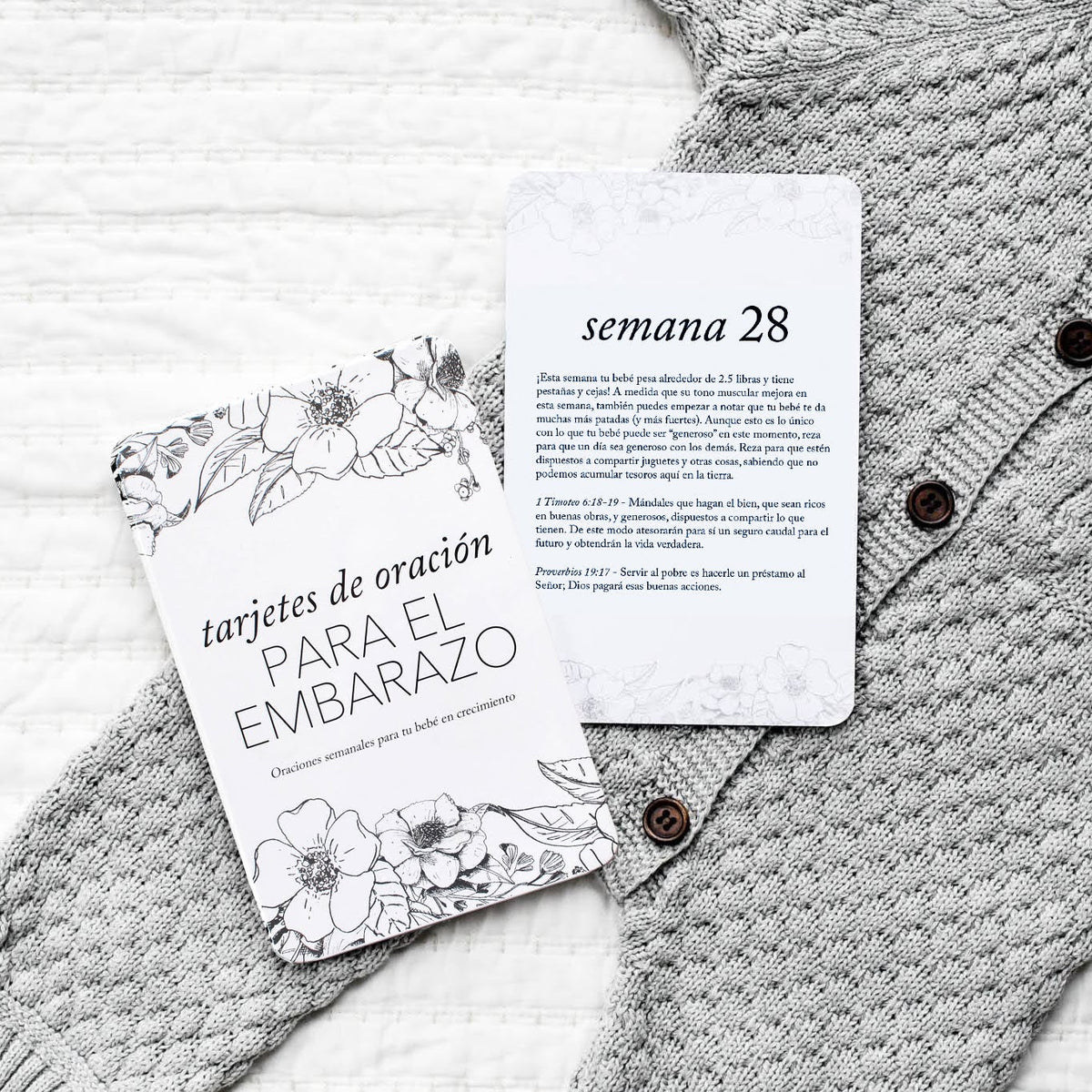 Spanish Pregnancy Prayer Cards