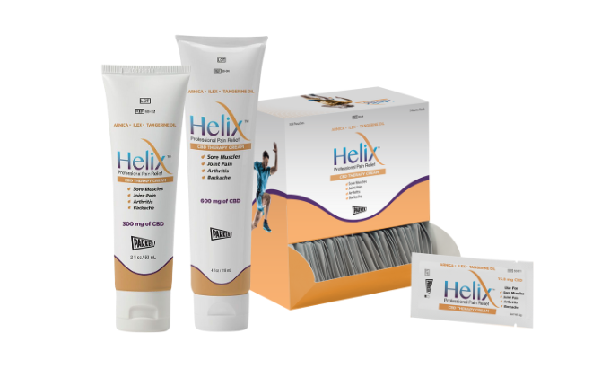 Helix CBD Therapy Cream - Available at ERI in various packaging