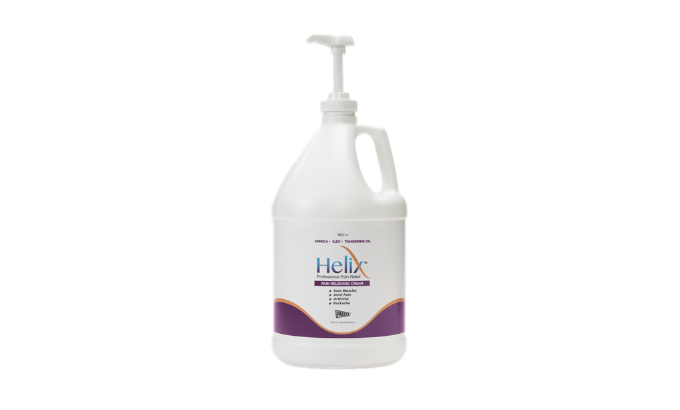 Helix Pain Relieving Cream - Avalaible at ERI in 1 gallon bottle