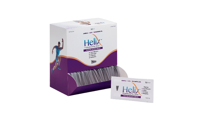 Helix Pain Relieving Cream - Avalaible at ERI in 5g sample packets