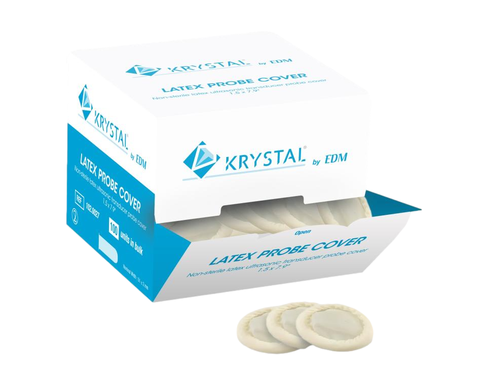 Krystal Latex Endocavity Ultrasound Probe Covers non sterile