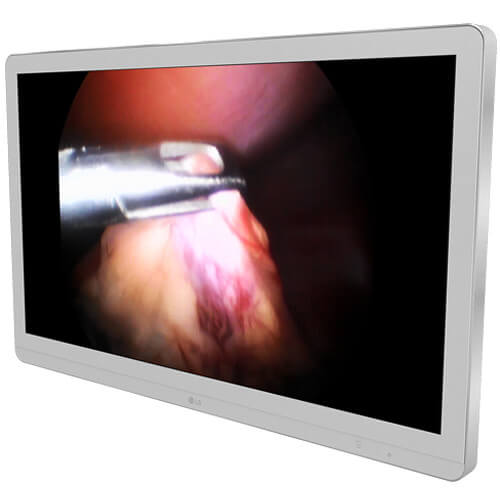 Medical display LG 27HJ713S-W Surgical Monitor  has a anti-reflection and optical bonding glass
