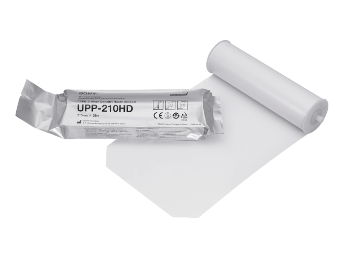 Sony UPP-210HD high density thermal paper compatible with Sony printers - Type II - unrolled paper
