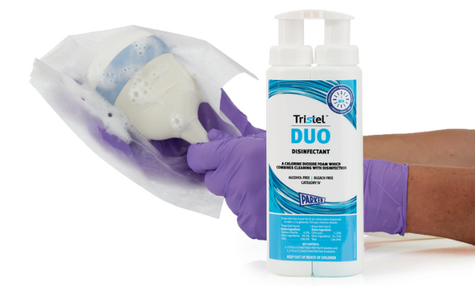 Tristel Duo Intermediate level Disinfectant is available at ERI